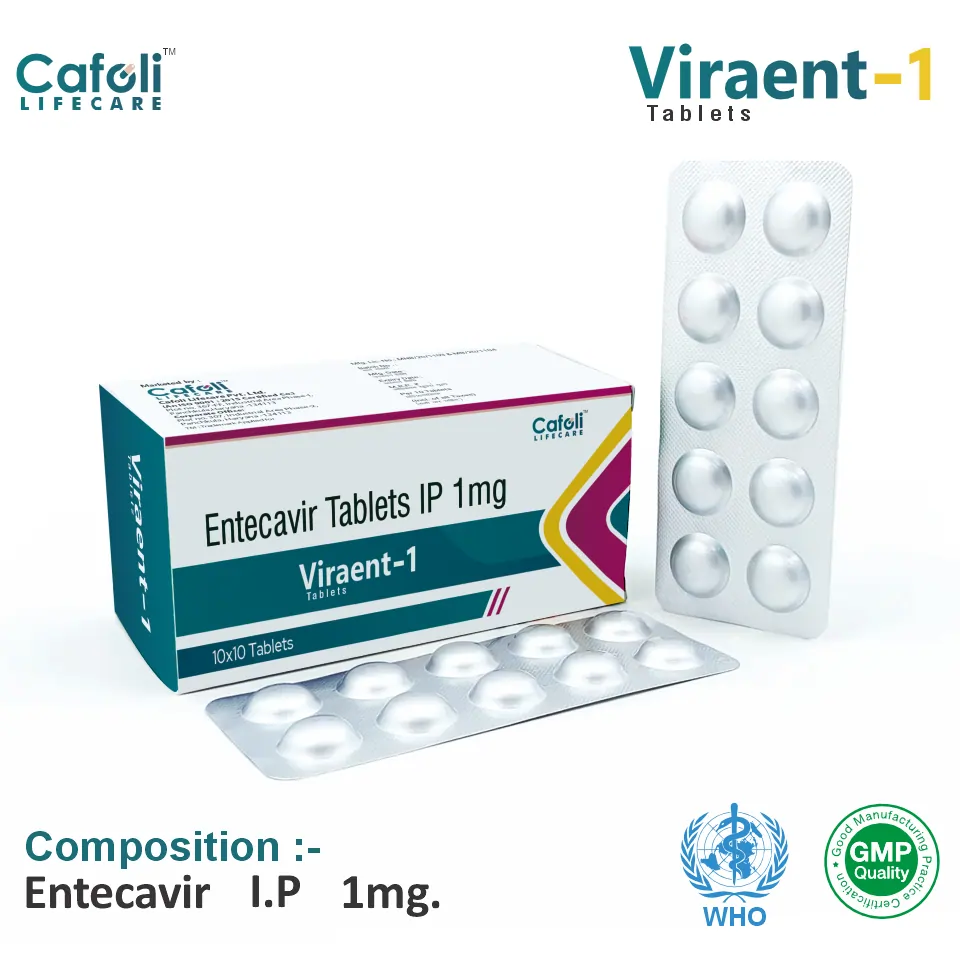 Entecavir 1mg Tablet PCD Pharma